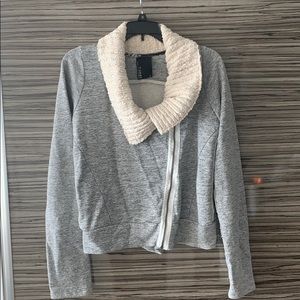 Anthropologie zip up sweater jacket